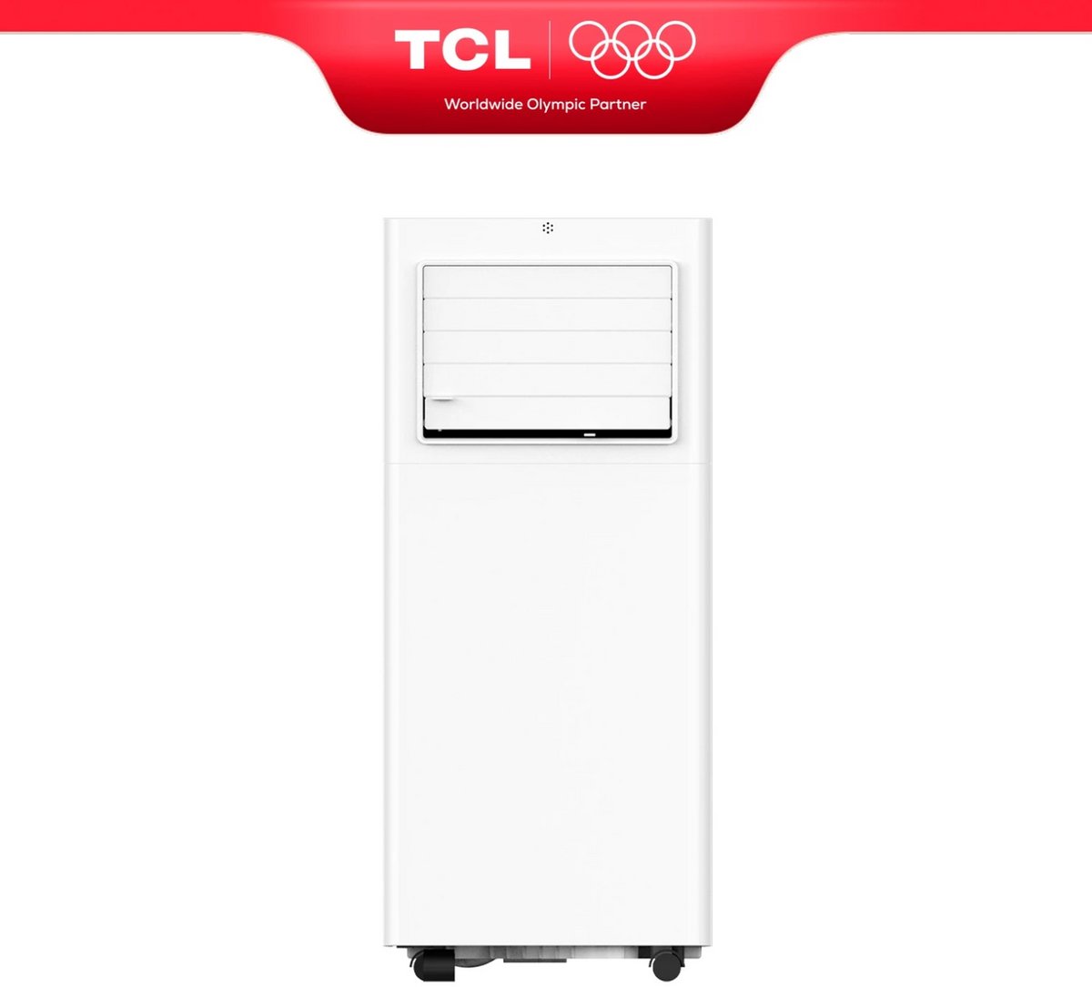TCL Mobiele Airco - 9000 BTU - 3-in-1 AC-koeling / ventilator / luchtontvochtiger modus, Alleen koelen, Afstandsbediening, Inclusief kit voor schuifraam, Energieklasse A