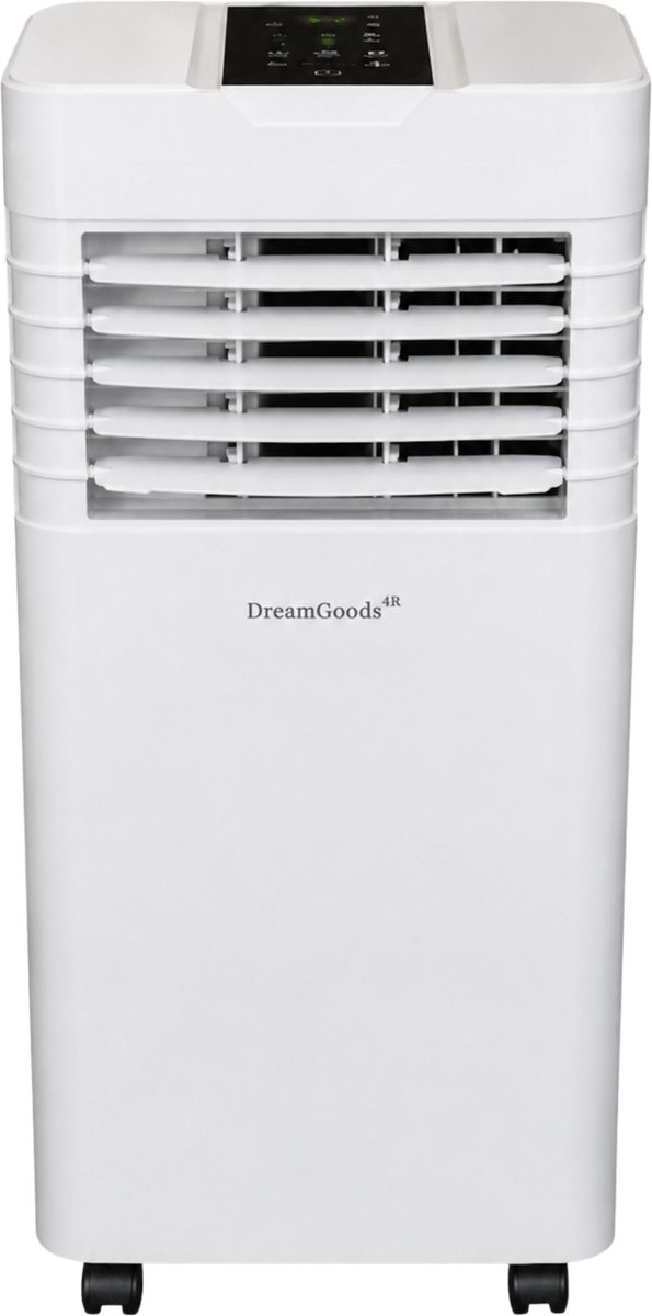 DreamGoods - 4-IN-1 Airconditioner met Afvoerslang - Verkoeling - Verwarmingsfunctie - Ventileren - Ontvochtigen - Complete Airco Set - Met Raamafdichtingskit voor Schuifraam